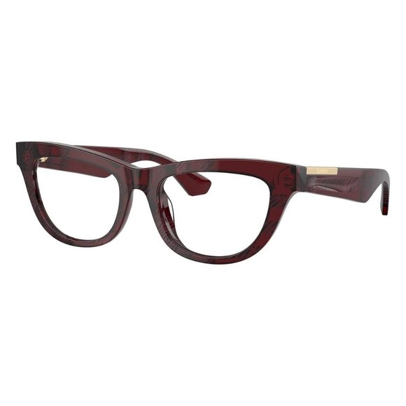 New Authentic  BURBERRY Red Rectangle BE2406U 4115 Glasses Women - Picture 1 of 6
